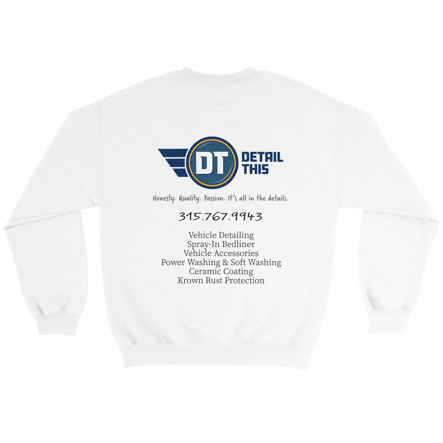 Classic Unisex Crewneck Sweatshirt White